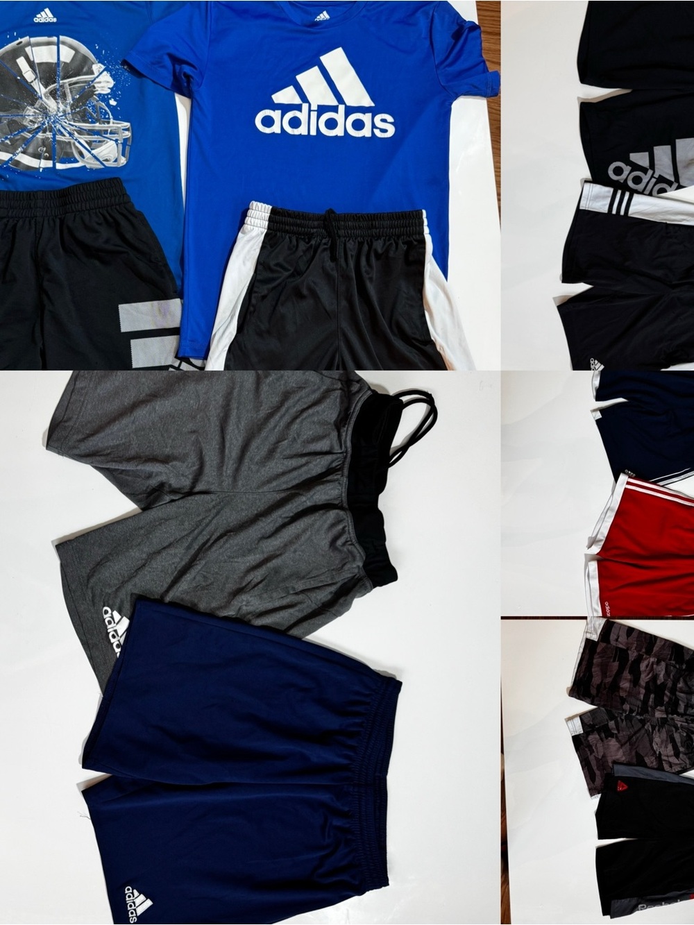 adidas Kids Athletic Shorts Bundle
